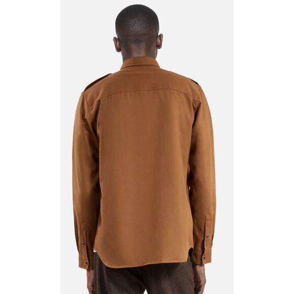 The Kooples Brown Button Down Shirt - Picture 3 of 7